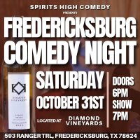 Diamond Vineyards | Comedy in Fredericksburg | October 31st | Saturday image