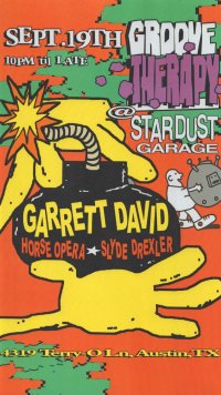 Groove Therapy: Garrett David, Horse Opera, Slyde Drexler image