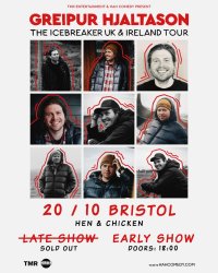 GREIPUR HJALTASON - THE ICEBREAKER TOUR - BRISTOL (EARLY SHOW) image
