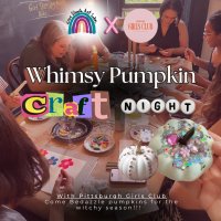 Whimsy Pumpkin Craft Night with PGH Girls Club image