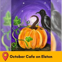 Paint & Sip at October Cafe on Elston image