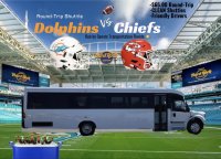 Round🏈Trip Shuttle to DOLPHINS🐬vs CHIEFS🪓(Hard Rock Stadium) image