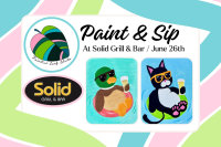 Paint & Sip at Solid Grill & Bar image