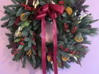 Festive Wreath Making Workshop @ Hot Numbers Roastery image