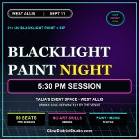 Glow District Studio Presents Blacklight Paint Night image
