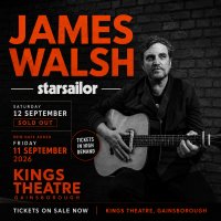 JAMES WALSH (STARSAILOR) LIVE AT KINGS THEATRE GAINSBOROUGH image