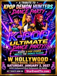 K-POP ULTIMATE DANCE PARTY ( A TRIBUTE TO K-POP DEMON HUNTERS DANCE PARTY) image