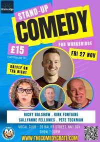 Charity Comedy Night at the Vocal Club image