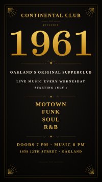 1961 - Oakland's Original Supper Club image