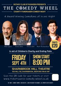The Comedy Wheel - Charity Fundraiser image