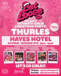 Let Loose - The Ultimate Christmas Girl’s Day Party at Hayes Hotel - Thurles image