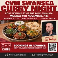 CVM CYMRU: CVM Swansea Curry Night 2026 image