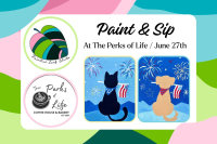 Paint & Sip at The Perks of Life - Eagle image