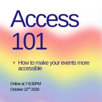 Access 101: How to make your events more accessible image