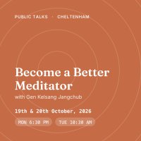 Talk & Meditation: Become a Better Meditator image
