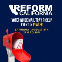 Voter Guide Mail Tray Pickup Event — Placer image