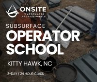 Subsurface Wastewater Operator Certification School - Outer Banks NC image