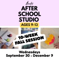 After School Studio (Ages 9–13) at BrentArt (FALL SESSION) image