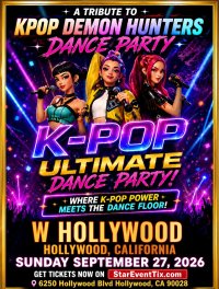 K-POP ULTIMATE DANCE PARTY ( A TRIBUTE TO K-POP DEMON HUNTERS DANCE PARTY) image