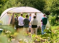 Queer Sheds Winter Hedge School image