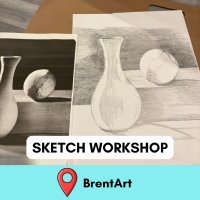 Sketch & Sip at BrentArt image