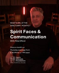 Spirit Faces & Communication with Pete Efford | Monthly image