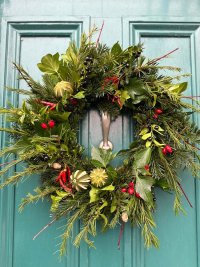 Festive Wreath Workshop by The Flower Puff Girls image