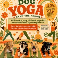 Dog Yoga at the CAP Shelter: Saturday, November 28 image