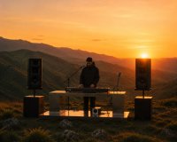 Tempo x Fhin, composition musicale en nature image