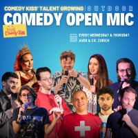 Thursday Outdoor Open Mic Comedy, Zurich image