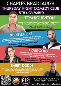 Live Comedy at The Charles Bradlaugh image
