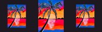 07/19 "Sunset Palm" 3pm image