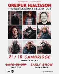 GREIPUR HJALTASON - THE ICEBREAKER TOUR - CAMBRIDGE (EARLY SHOW) image