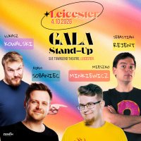 Gala Stand-Up Leicester: Minkiewicz, Rejent, Sobaniec, Kowalski image