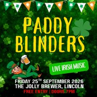 ☘️PADDY BLINDERS - LIVE IRISH MUSIC image