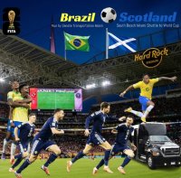 🇧🇷 BRAZIL vs SCOTLAND 🏴󠁧󠁢󠁳󠁣󠁴󠁿 (Round-Trip Shuttle) World Cup 6-24 to Hard Rock Stadium image