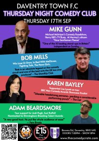 Comedy at Daventry Town F.C image