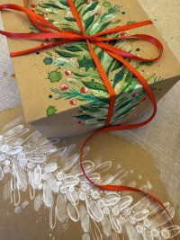Hand Painted Gift Wrapping image