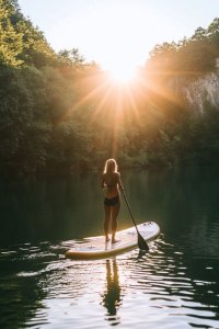 Escape & Reset: Sunset Paddle Boarding image