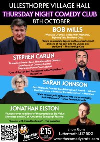Live Comedy at Ullesthorpe Village Hall image