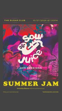 Soul Juice Jam Sessions: Summer Jam image