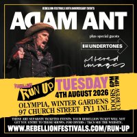 Rebellion Run-Up 2026 - Tuesday Evening @ The Winter Gardens (Adam Ant, The Undertones, Altered Images) image