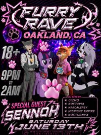 FURRY RAVE OAKLAND image