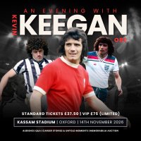 An Evening With Kevin Keegan OBE at Kassam Stadium image
