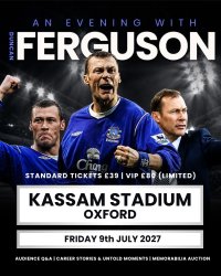 An Evening With Duncan Ferguson at Kassam Stadium image