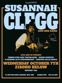Susannah Clegg LIVE at 21Soho Below image