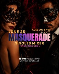 Masquerade Singles Mixer for Ages 30s & 40s image