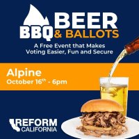 Barbeque, Beer, & Ballots - Alpine image
