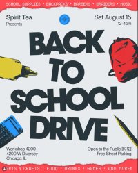 Back to School Drive Hosted by Spirit Tea image