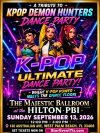 K-POP ALL-AGES DANCE PARTY (A Tribute to the KPOP Demon Hunters DJ Dance Party image